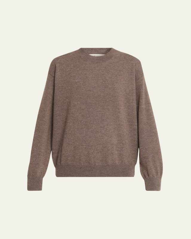 Crewneck Cashmere-Wool Sweater